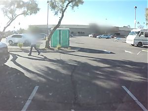 Porta Gloryhole Walmart employee gets bitchy